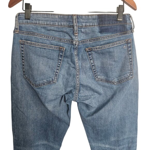 Rag & Bone Dre Low rise Distressed Boyfriend Jeans Size 27 - Picture 4 of 9